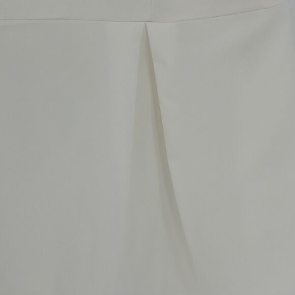I.C.U. white sleevless blouse, lattice‎ back size  large. Office, school.… - Picture 4 of 9